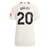 Manchester United Diogo Dalot #20 Replica Third Shirt Ladies 2023-24 Short Sleeve